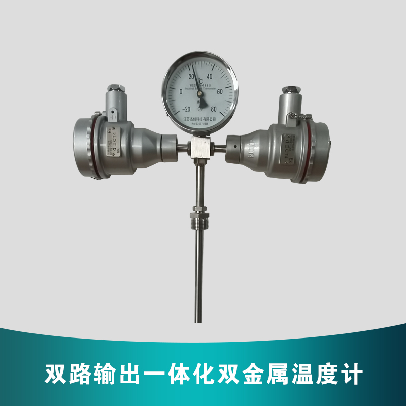 雙路輸出一體化雙金屬溫度計(jì)